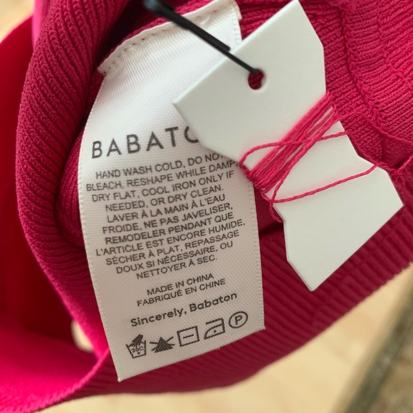 Magenta sculpt knit top - Picture 5 of 6